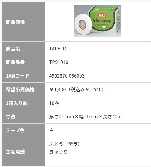 テープナー用テープ2