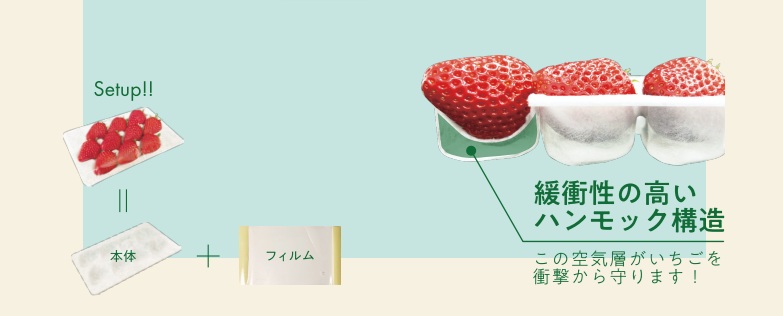 いちごハンモックトレー②